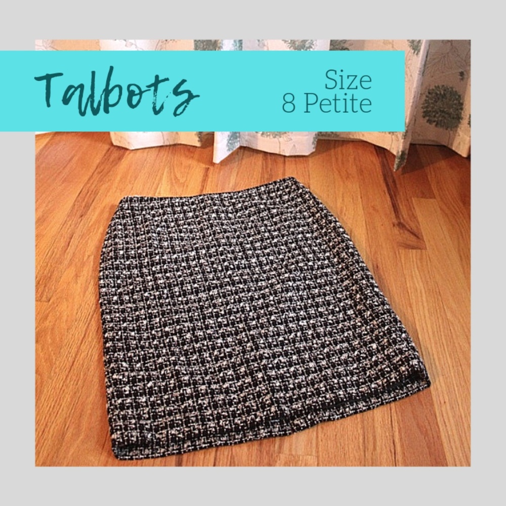 Women's Talbots Midi Pencil Skirt sz 8 Petite (89)